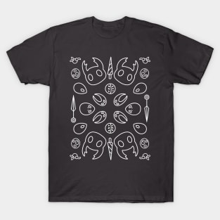 Hollow Knight in white print T-Shirt